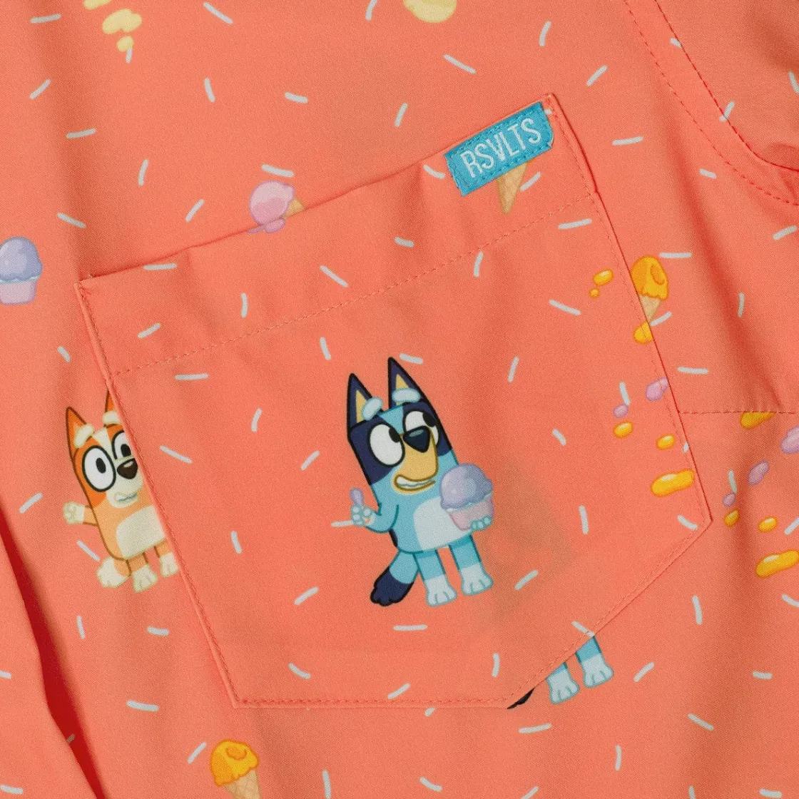 Bluey|Bluey "Don't Let It Melt" – Women's KUNUFLEX Short Sleeve Shirt