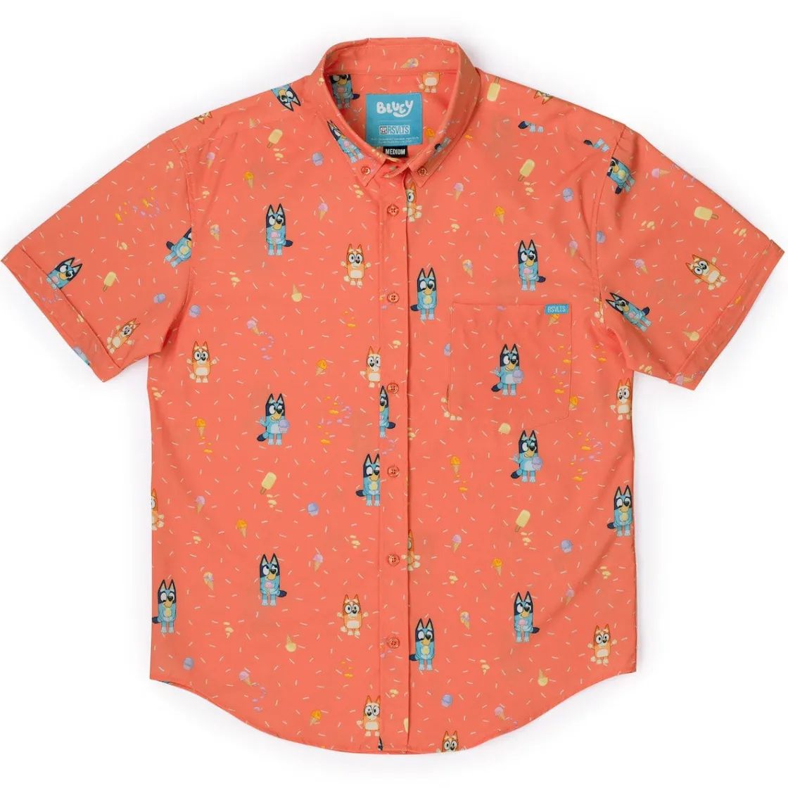 Bluey|Youth (5-11)|Bluey "Don't Let It Melt" Youth – KUNUFLEX Short Sleeve Shirt