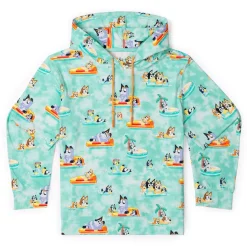 Bluey|Hoodies|Bluey "Everybody in the Pool" – Youth Performance Hoodie