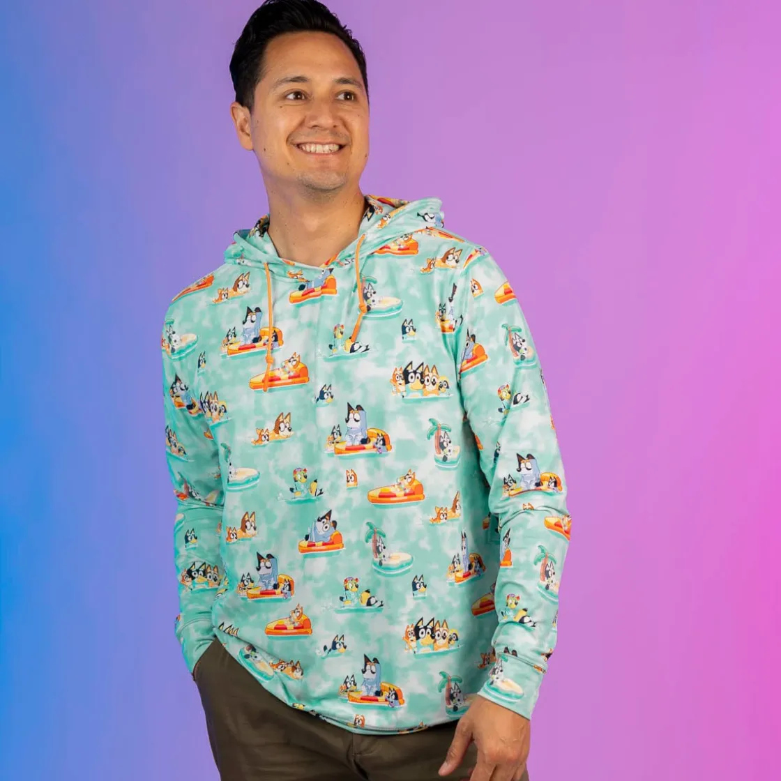Bluey|Outerwear|Bluey "Everybody in the Pool" – Performance Hoodie