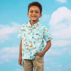 Bluey|Youth (5-11)|Bluey "Everybody in the Pool" – Youth KUNUFLEX Short Sleeve Shirt