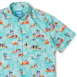 Bluey|Matching Sets|Bluey "Everybody in the Pool" – KUNUFLEX Short Sleeve Shirt