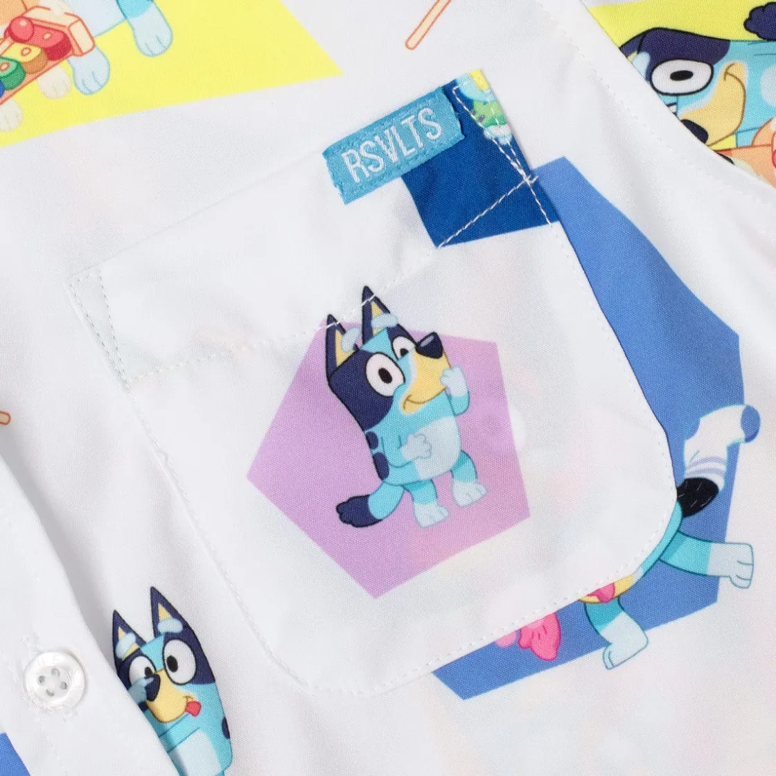 Bluey|Preschool (2t-5t)|Bluey "Magic Xylophone" – Preschooler KUNUFLEX Short Sleeve Shirt