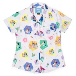 Bluey|Bluey "Magic Xylophone" – Women's KUNUFLEX Short Sleeve Shirt