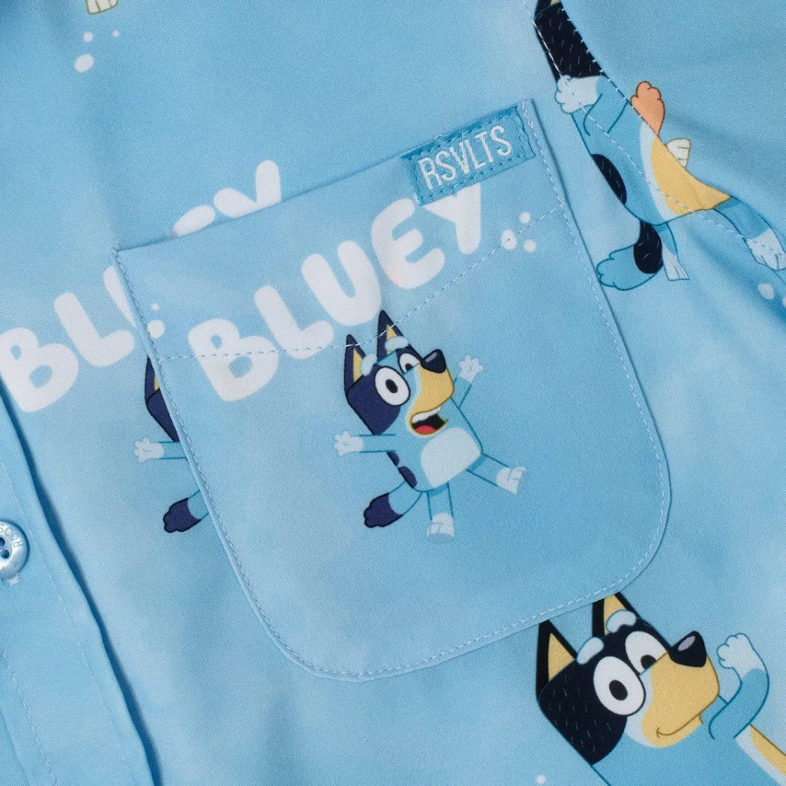 Bluey|Preschool (2t-5t)|Bluey "Meet the Heelers" – Preschooler KUNUFLEX Short Sleeve Shirt