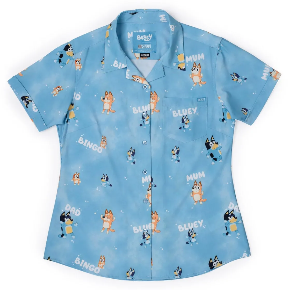 Bluey|Bluey "Meet the Heelers" – Women's KUNUFLEX Short Sleeve Shirt