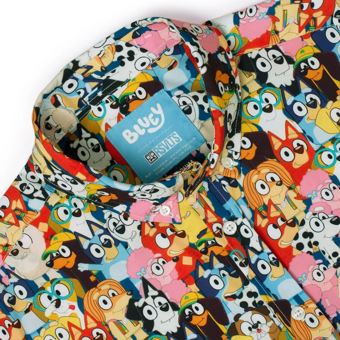 Bluey|Short Sleeves|Bluey "Primary Pals" – KUNUFLEX Short Sleeve Shirt