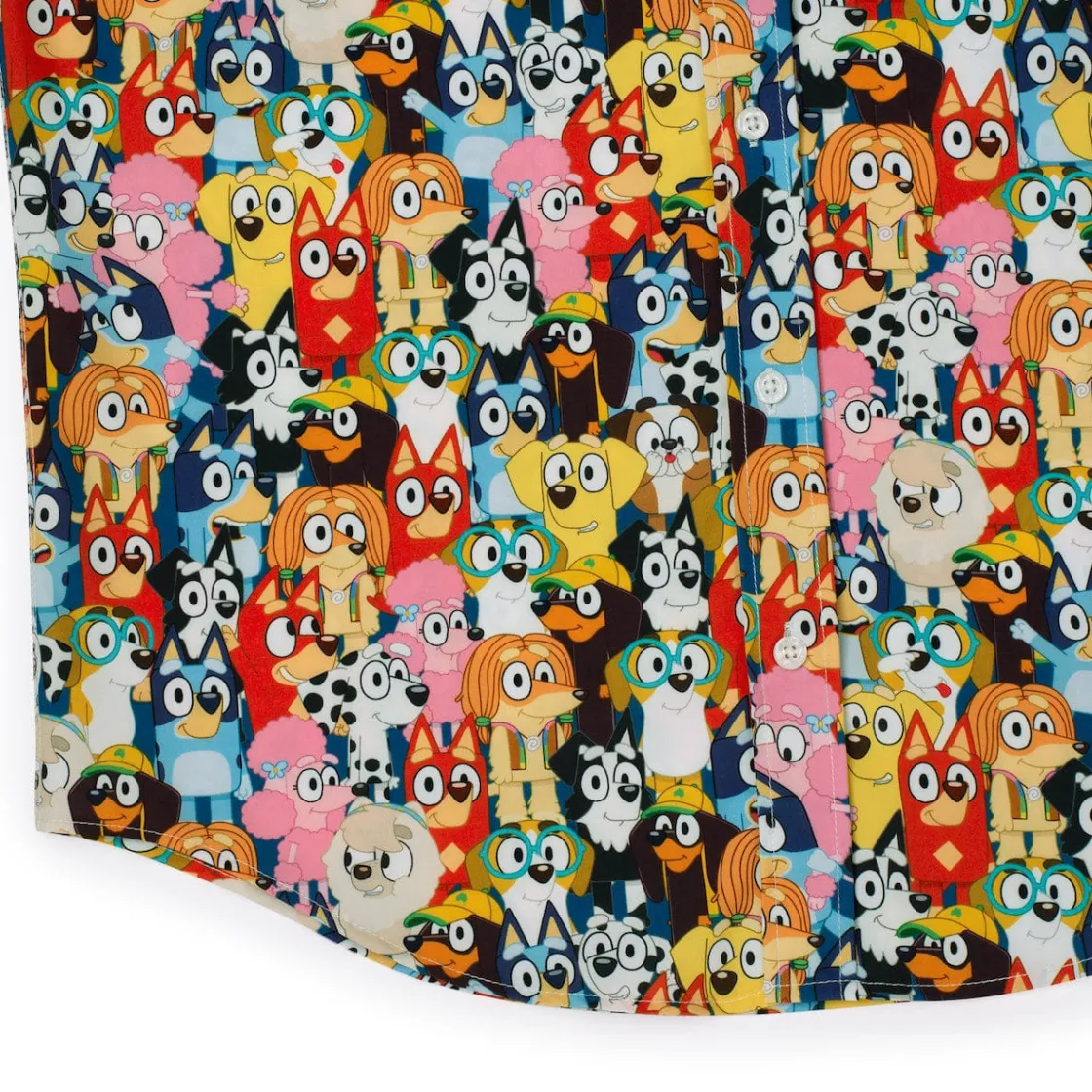 Bluey|Short Sleeves|Bluey "Primary Pals" – KUNUFLEX Short Sleeve Shirt