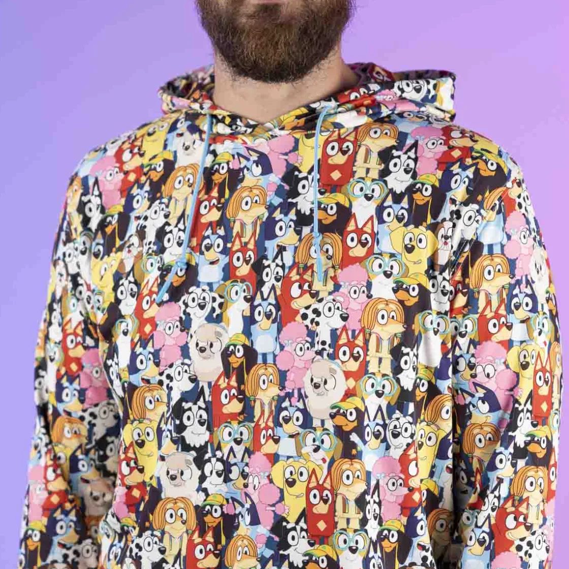 Bluey|Outerwear|Bluey "Primary Pals" – Performance Hoodie