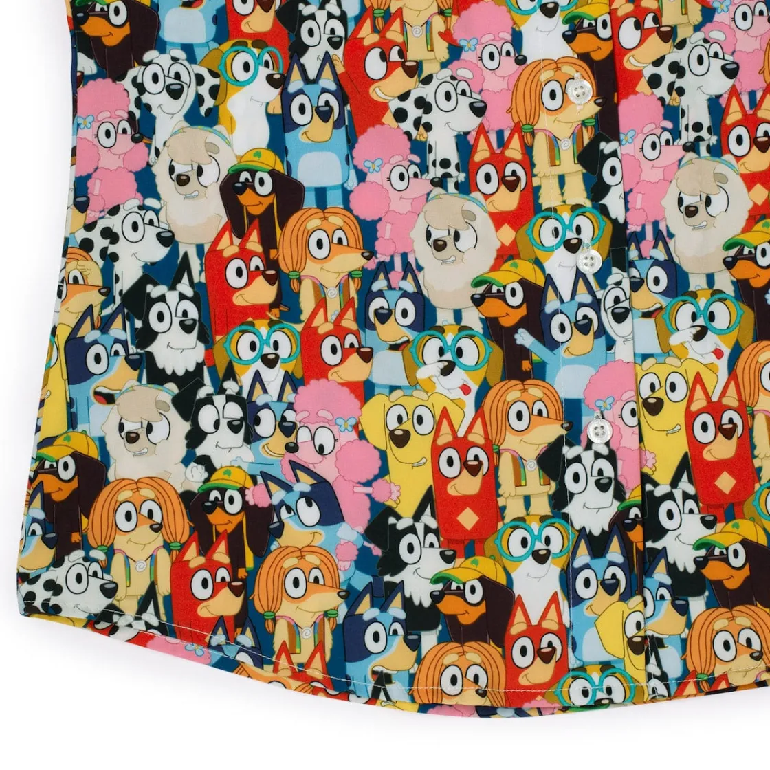 Bluey|Short Sleeves|Bluey "Primary Pals" – Women's KUNUFLEX Short Sleeve Shirt