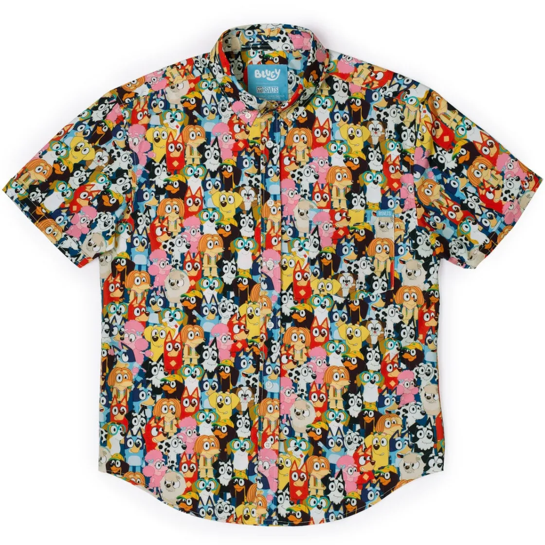 Bluey|Youth (5-11)|Bluey "Primary Pals" Youth – KUNUFLEX Short Sleeve Shirt