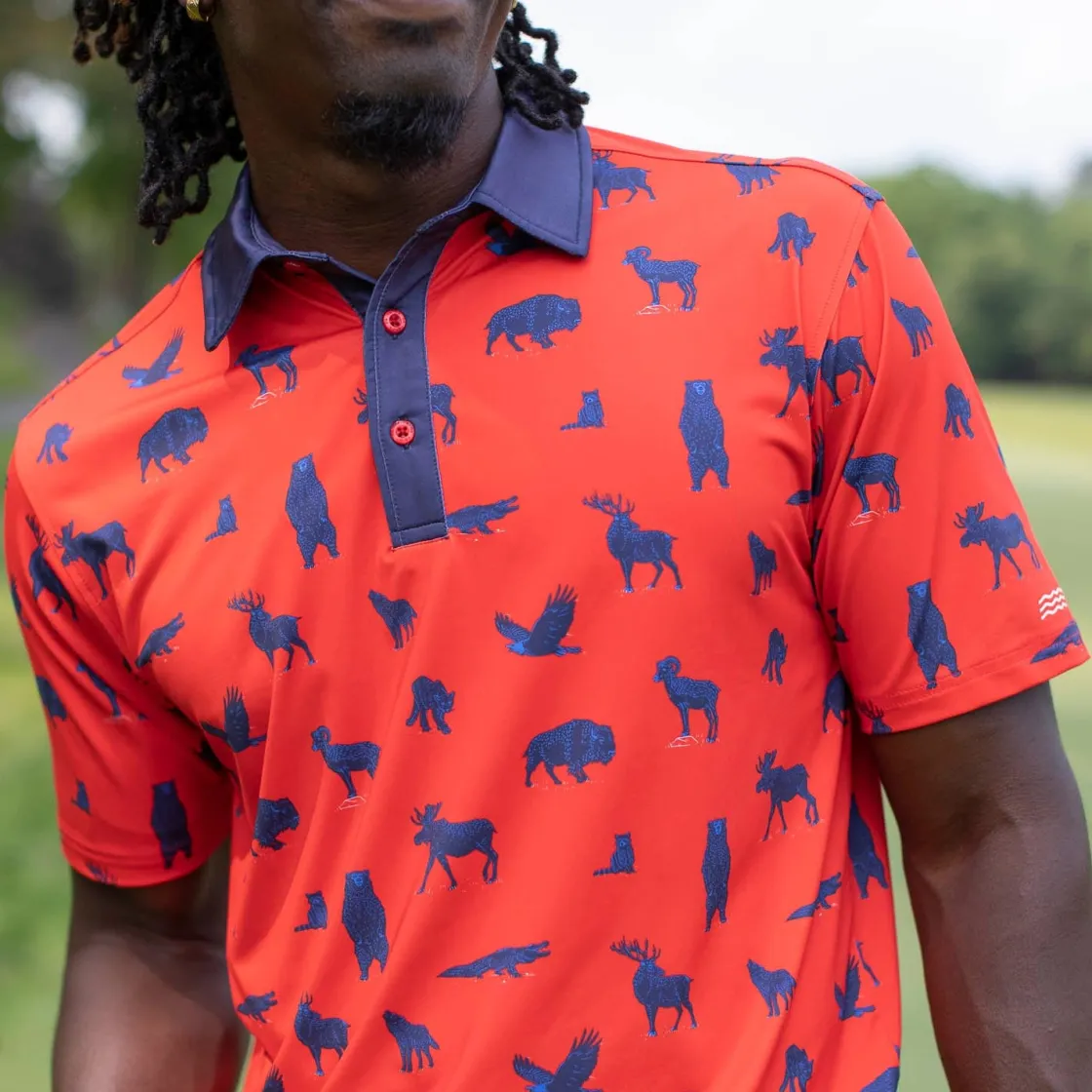 Polos|Originals|Breakfast Balls ® "Americana Animals" – All-Day Polo