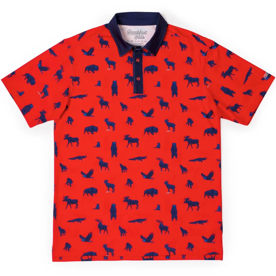 Polos|Originals|Breakfast Balls ® "Americana Animals" – All-Day Polo