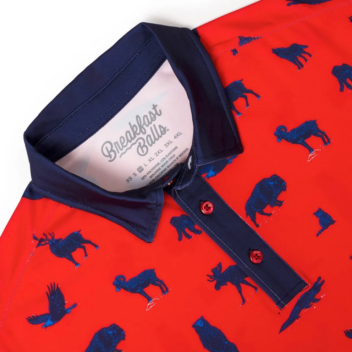 Polos|Originals|Breakfast Balls ® "Americana Animals" – All-Day Polo