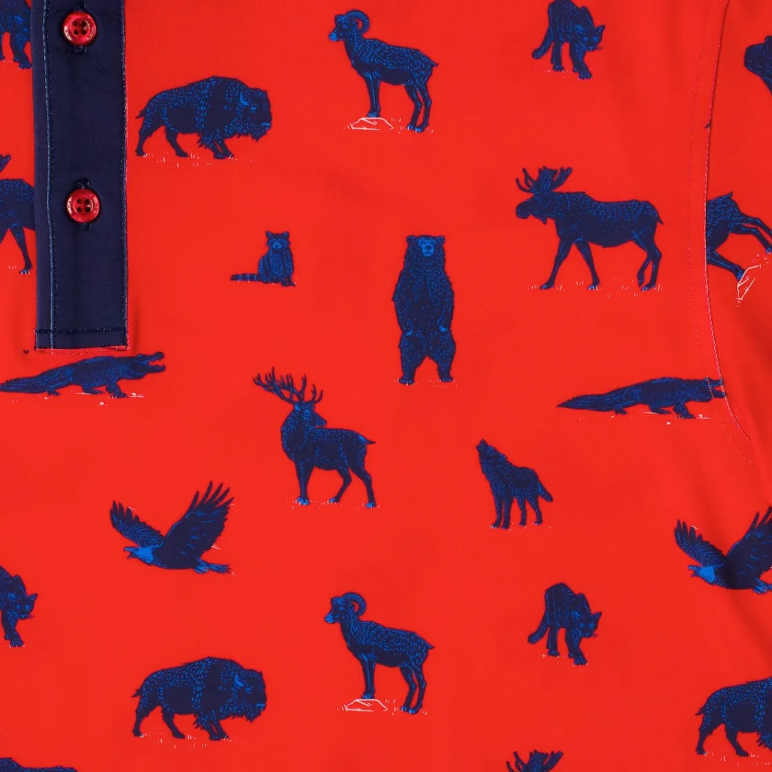 Polos|Originals|Breakfast Balls ® "Americana Animals" – All-Day Polo