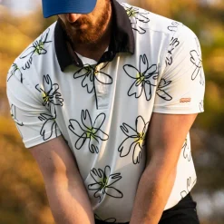 Polos|Originals|Breakfast Balls ® "Flower Doodle" – All-Day Polo