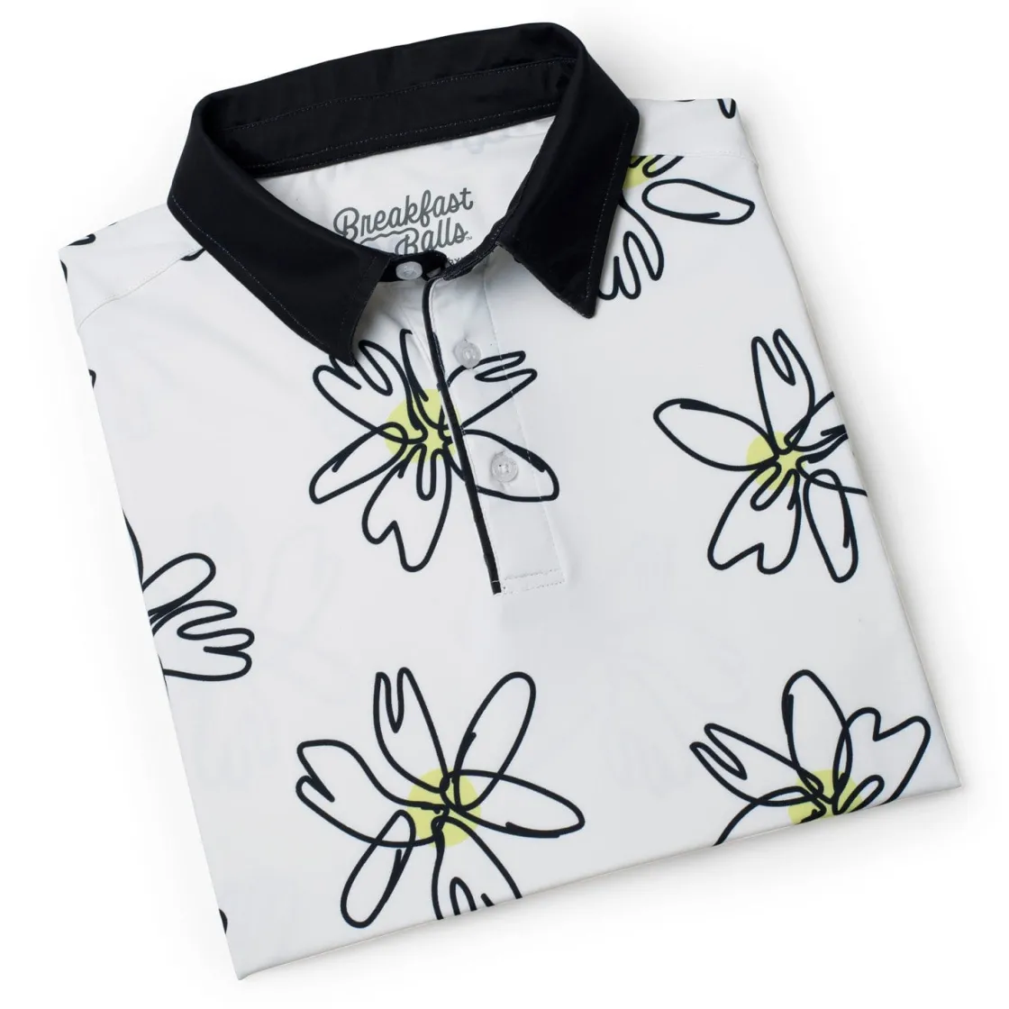 Polos|Originals|Breakfast Balls ® "Flower Doodle" – All-Day Polo