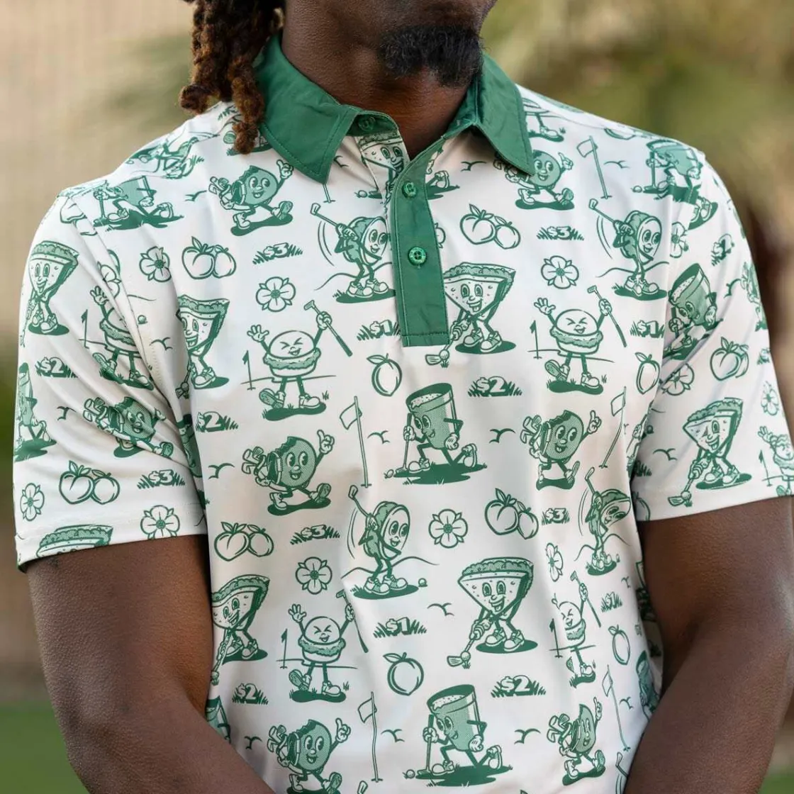 Polos|Tour Threads|Breakfast Balls ® "Fore Course Meal" – All-Day Polo