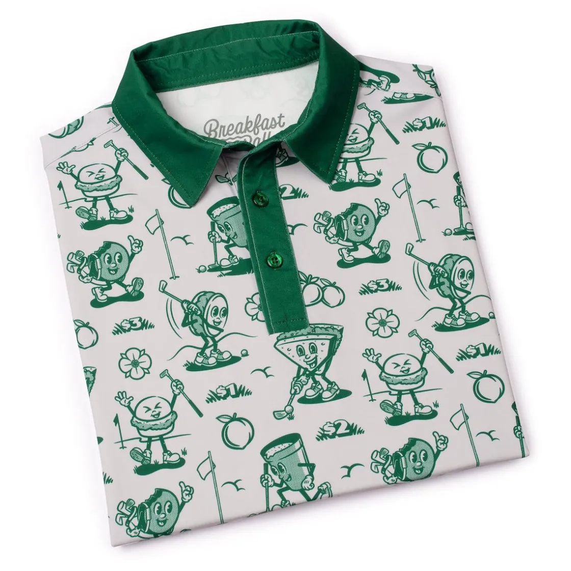 Polos|Tour Threads|Breakfast Balls ® "Fore Course Meal" – All-Day Polo