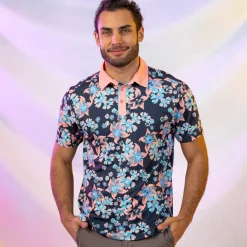 Polos|Originals|Breakfast Balls ® "Midnight Bloom" – All-Day Polo