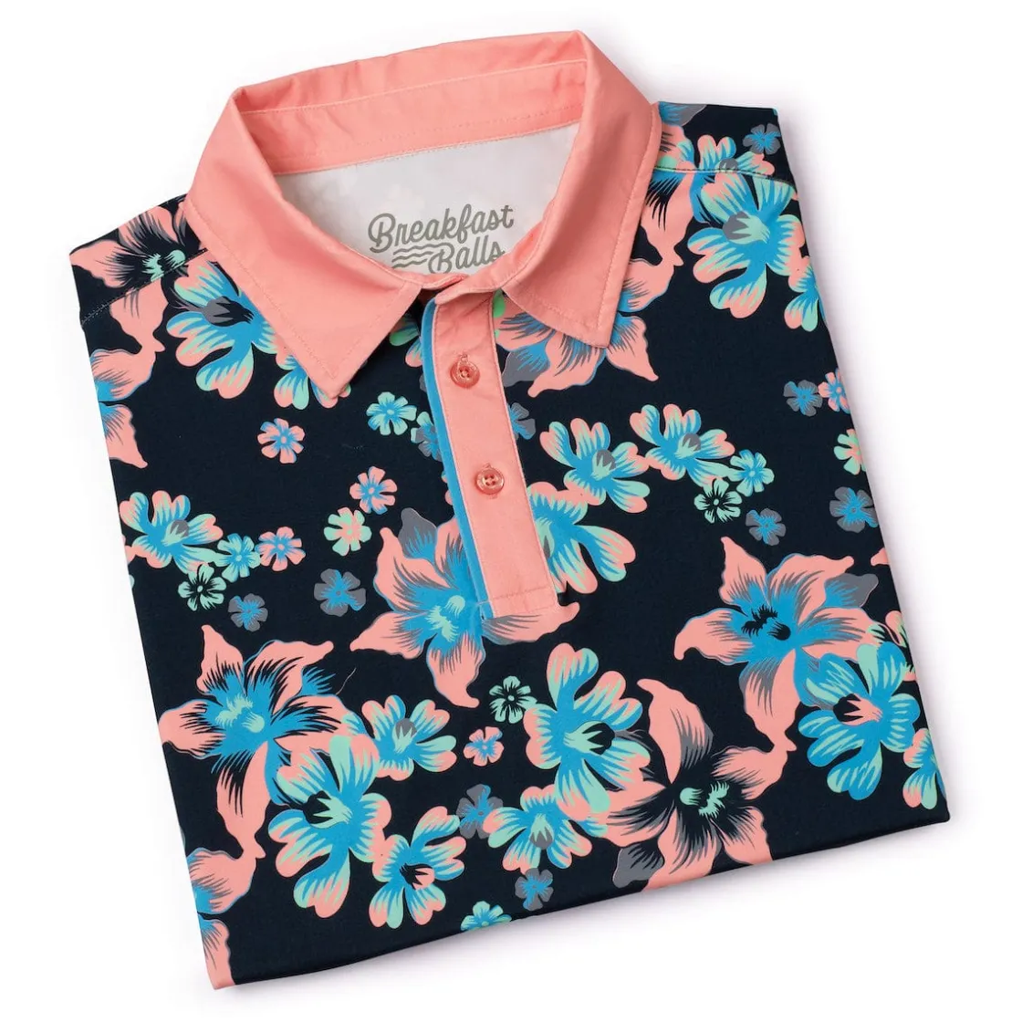 Polos|Originals|Breakfast Balls ® "Midnight Bloom" – All-Day Polo
