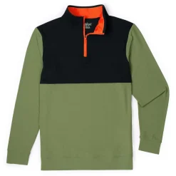 Quarter Zips|Originals|Breakfast Balls ® "Olive" – Quarter Zip