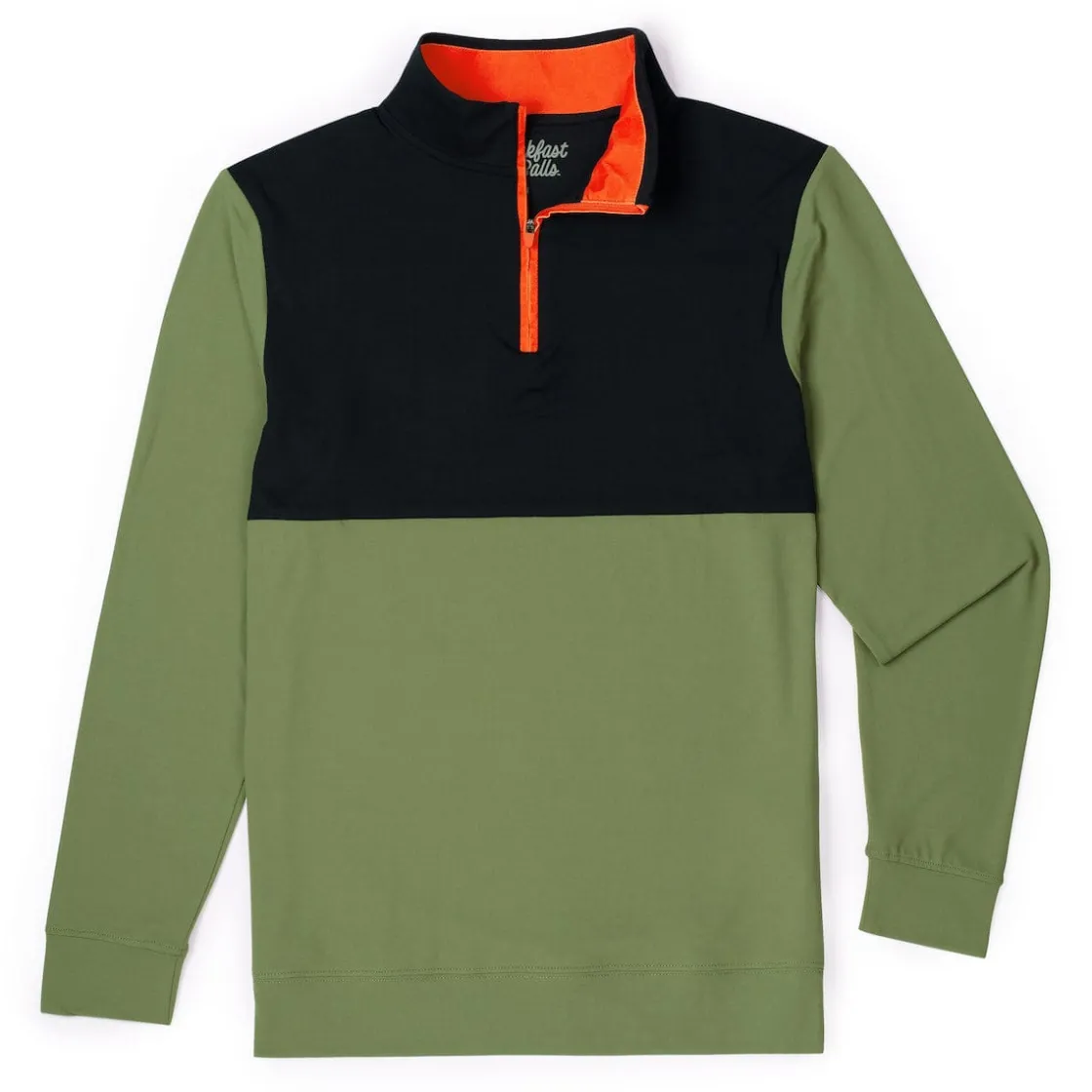 Quarter Zips|Originals|Breakfast Balls ® "Olive" – Quarter Zip