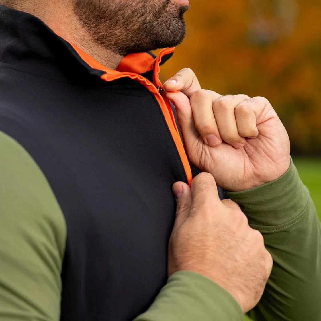Quarter Zips|Originals|Breakfast Balls ® "Olive" – Quarter Zip