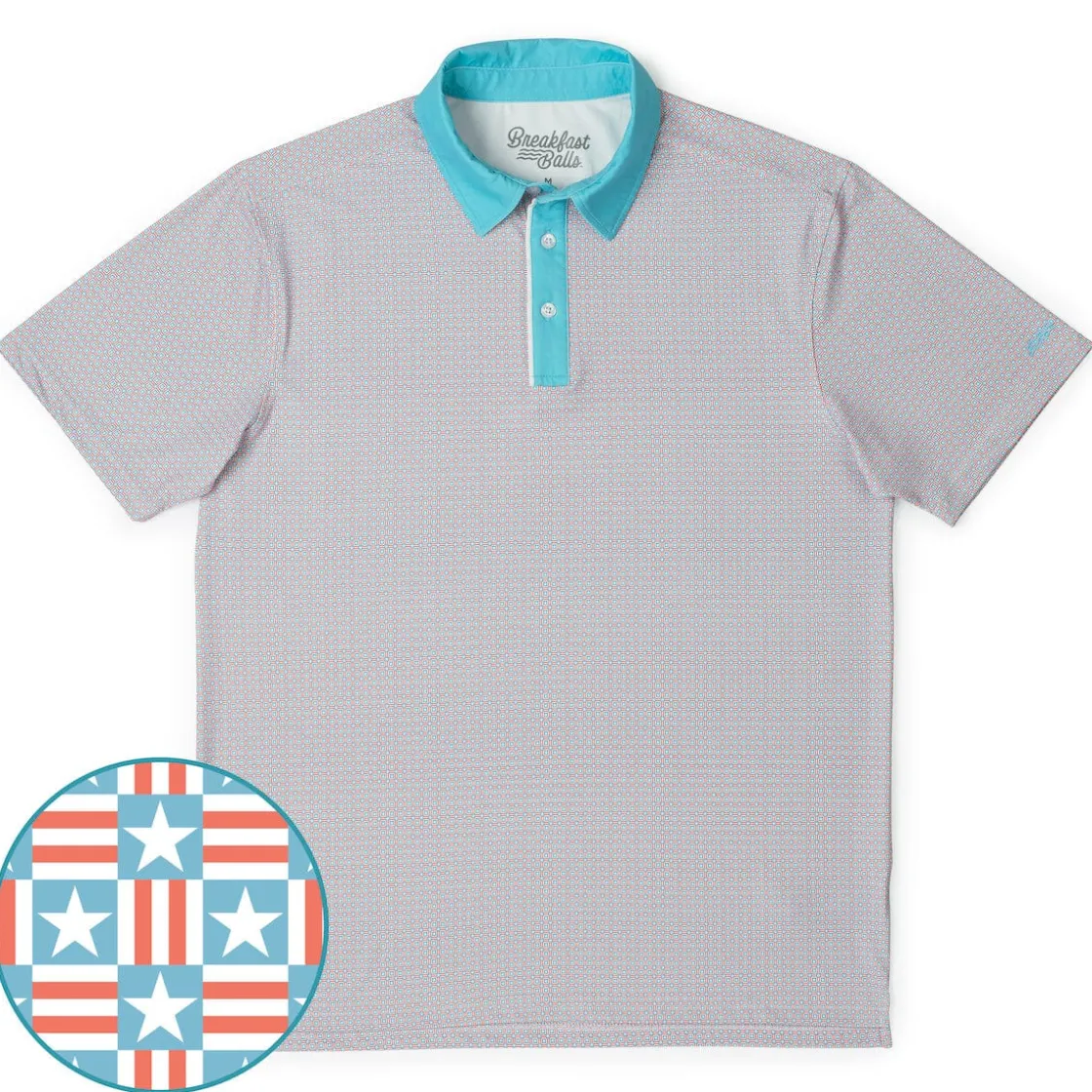 Polos|Basics|Breakfast Balls ® "Pars & Stripes" – All-Day Polo