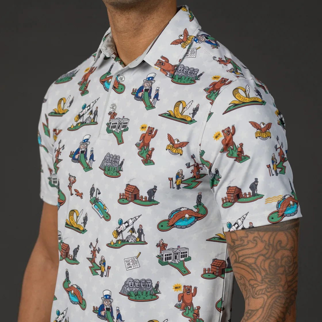 Polos|Originals|Breakfast Balls ® "POTUS Putt-Putt" – All-Day Polo