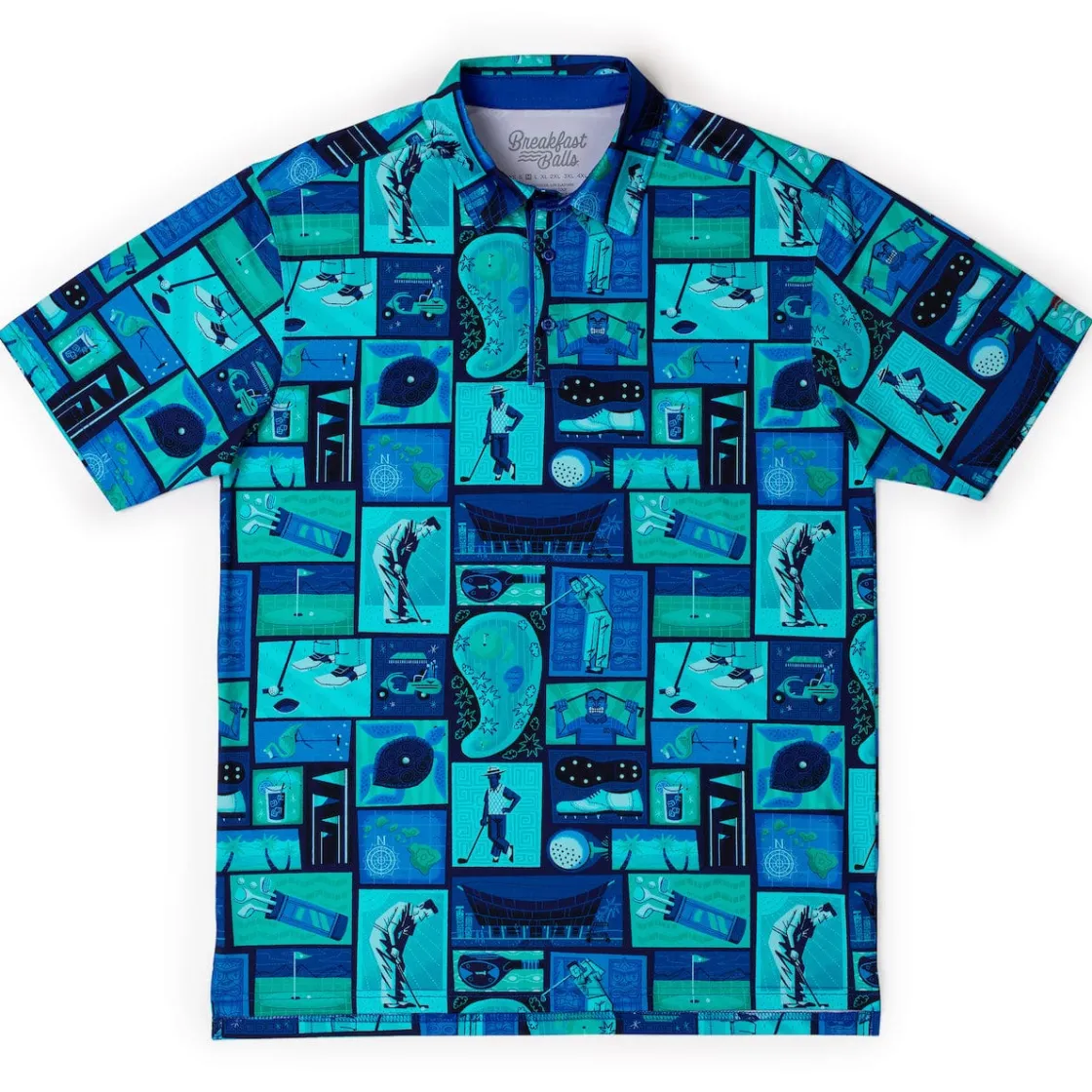 Polos|Originals|Breakfast Balls ® “Tee-ki Time" – All-Day Polo