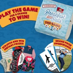 Originals|Greatest Hits|Breakfast Balls : The Game – Golf Ball 4-Pack Game Plus Mystery Prize