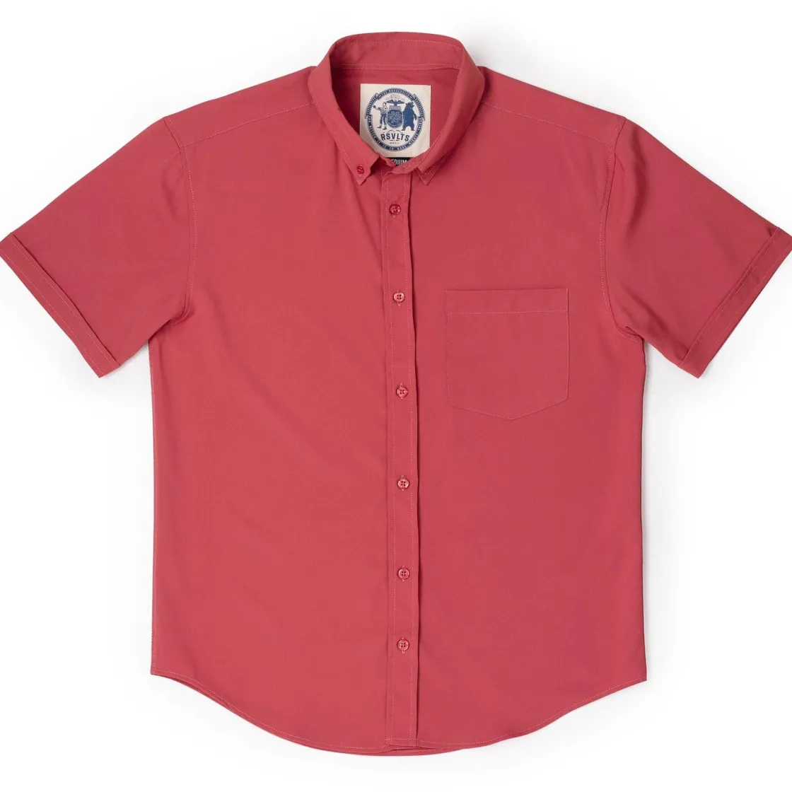 Short Sleeve Shirts|Short Sleeves|RSVLTS Cabana Collection "Siesta Red" – KUNUFLEX Short Sleeve Shirt