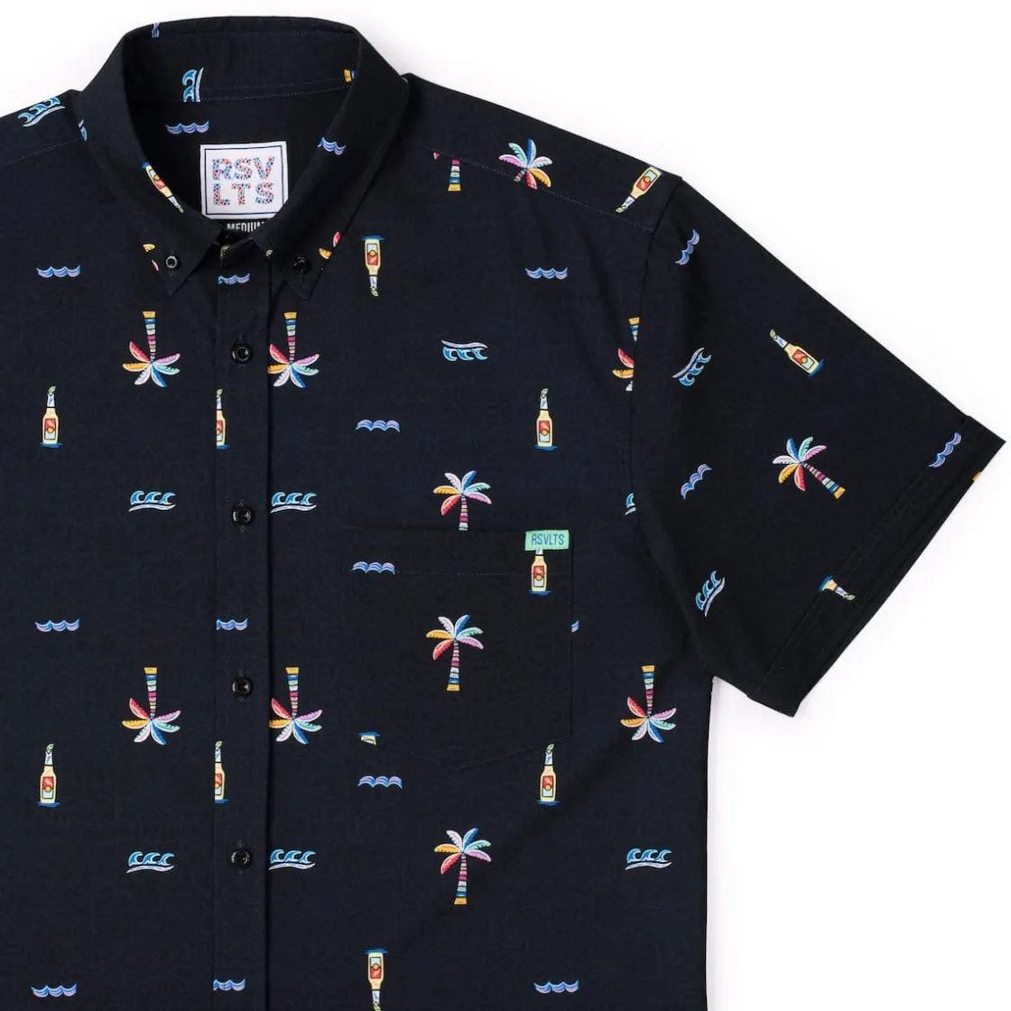 Short Sleeve Shirts|Short Sleeves|RSVLTS Cabana Nights – KUNUFLEX Short Sleeve Shirt