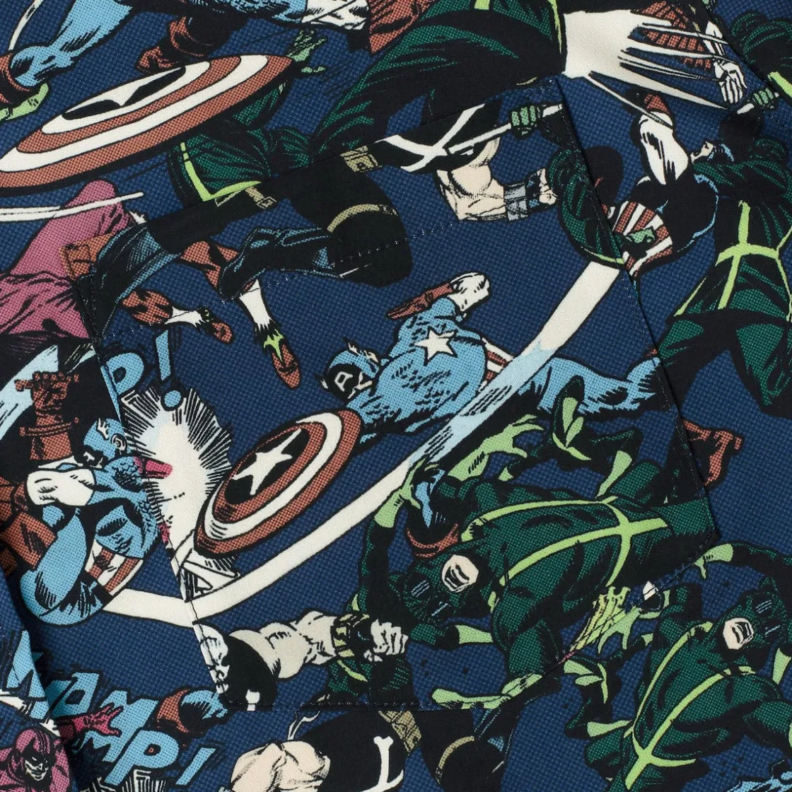 Captain America|Marvel|Marvel Captain America "No Surrender" – KUNUFLEX Short Sleeve Shirt