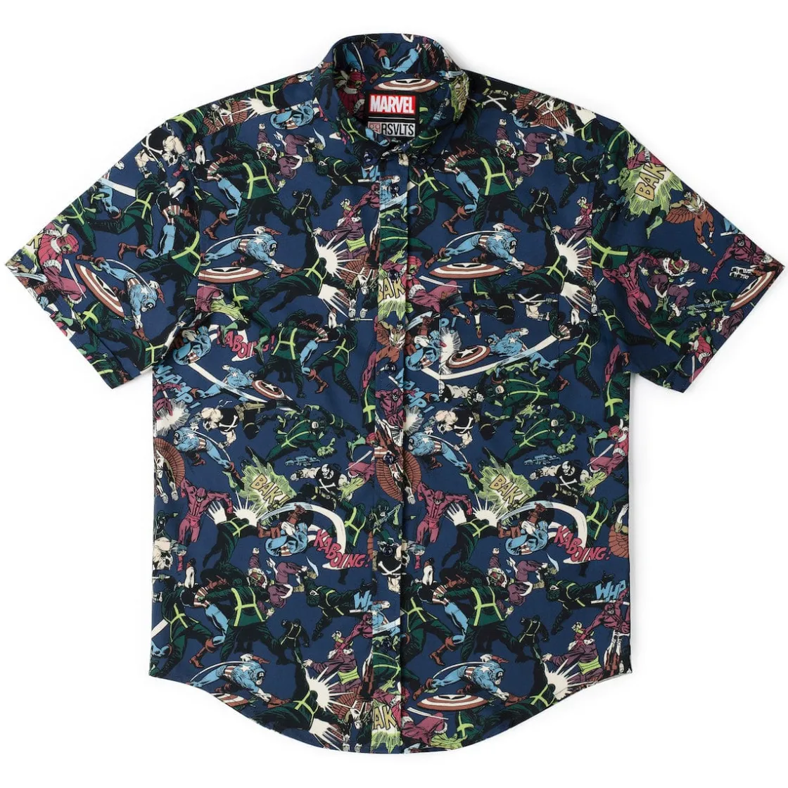 Captain America|Marvel|Marvel Captain America "No Surrender" – KUNUFLEX Short Sleeve Shirt