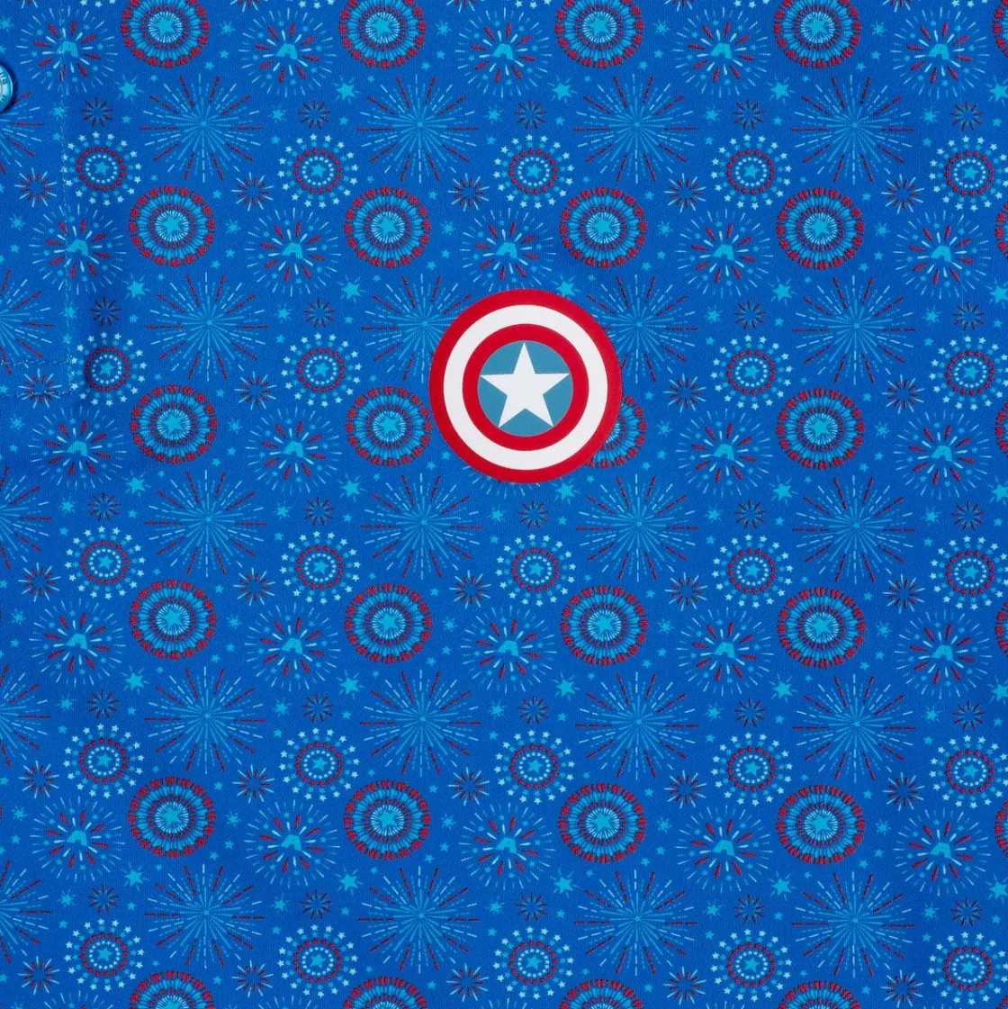 Greatest Hits|Captain America|Marvel Captain America “Stars, Stripes, and Shields” – All-Day Polo