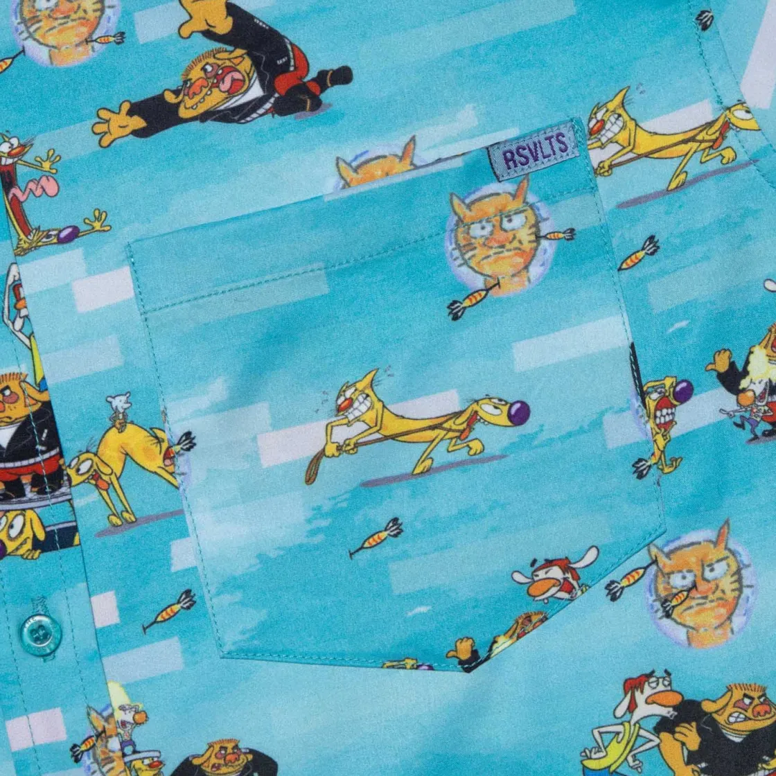 Paging Mr. Morrow|Nickelodeon|Nickelodeon CatDog "Greaser Dogs" – KUNUFLEX Short Sleeve Shirt