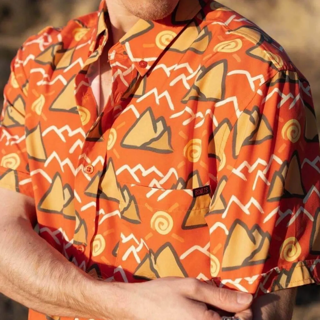 Short Sleeve Shirts|Short Sleeves|RSVLTS Cave Paint – KUNUFLEX Short Sleeve Shirt