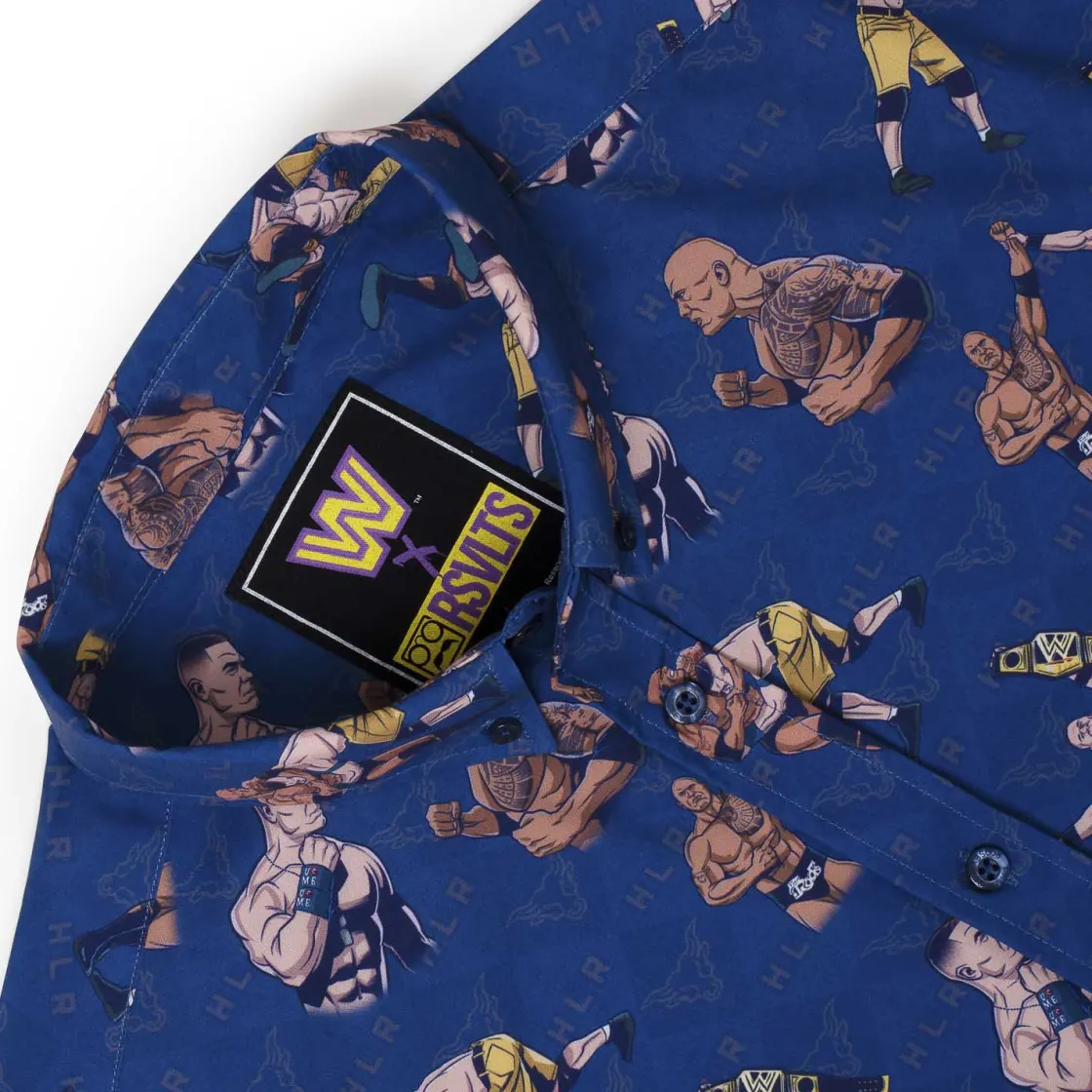 Wwe|Short Sleeves|WWE Cena vs The Rock "Changing of the Guard" – KUNUFLEX Short Sleeve Shirt