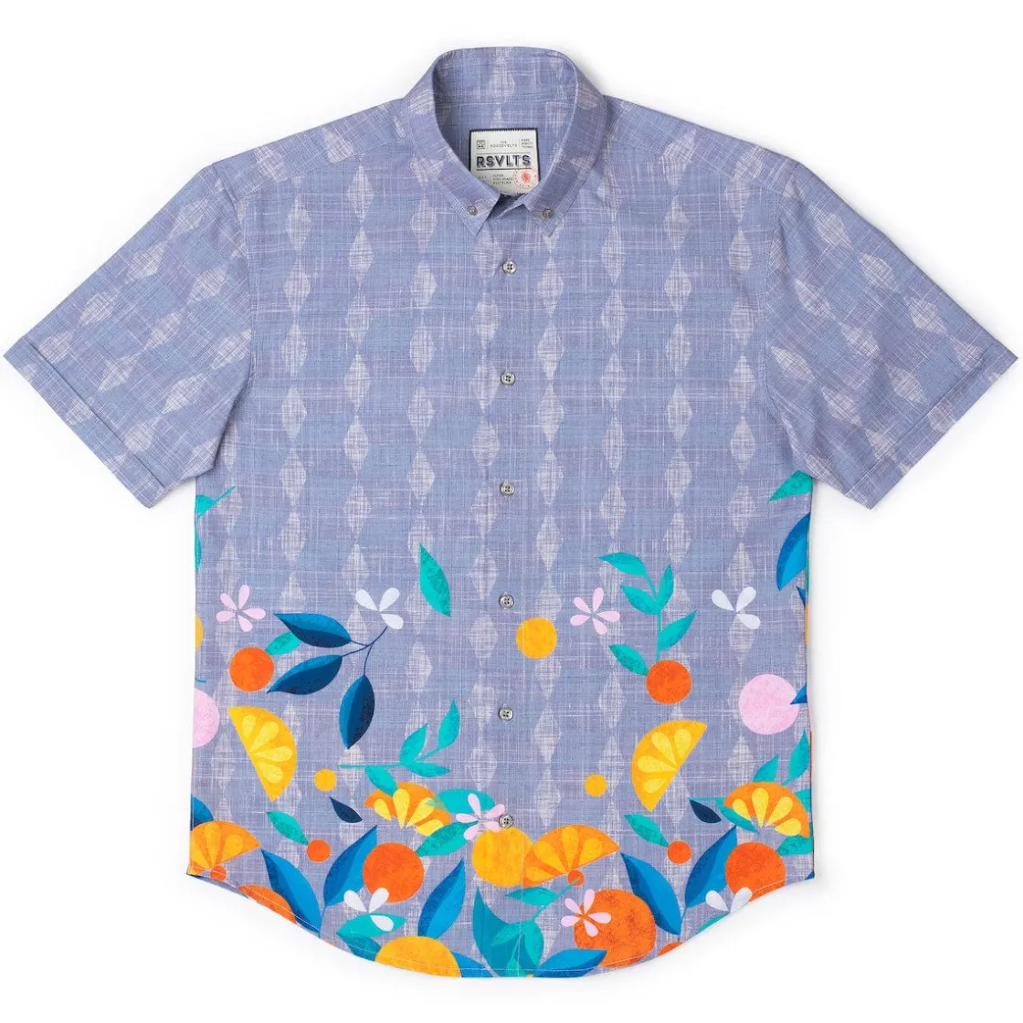 Short Sleeve Shirts|Short Sleeves|RSVLTS Citrus Twist – KUNUFLEX Short Sleeve Shirt