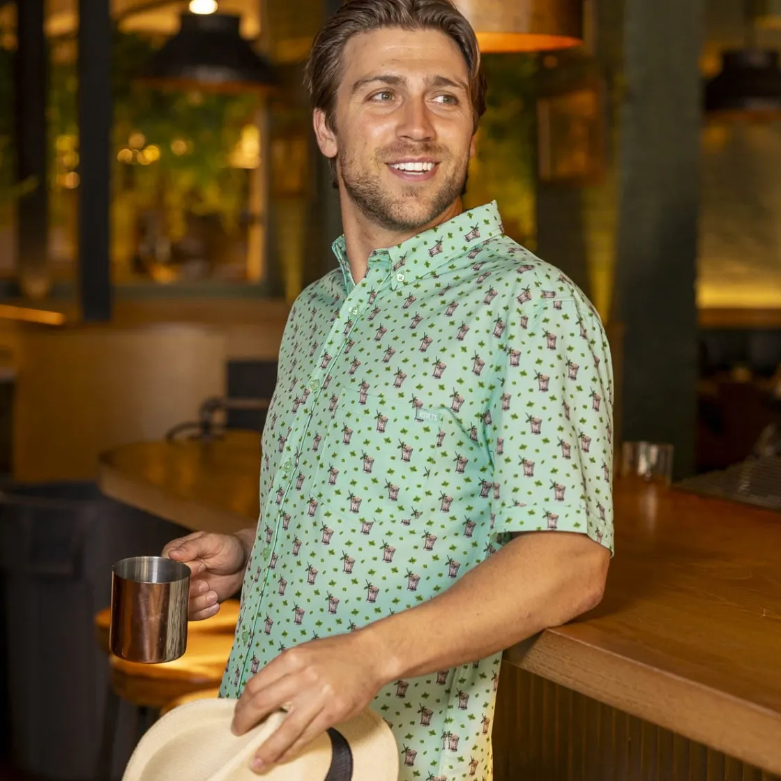 Short Sleeve Shirts|Short Sleeves|RSVLTS Classic Refresh-Mint – KUNUFLEX Short Sleeve Shirt