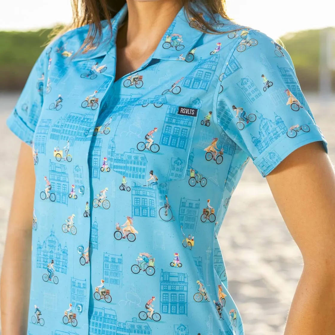 Short Sleeve Shirts|Rsvlts|RSVLTS Copenhagen – Women's KUNUFLEX Short Sleeve Shirt