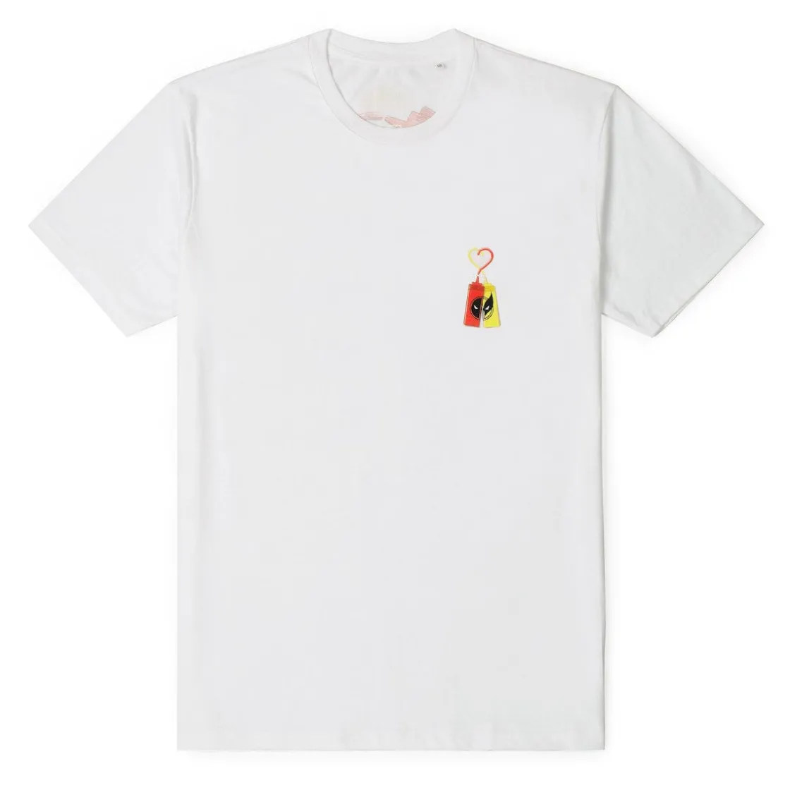 Deadpool|Marvel|Marvel Deadpool & Wolverine "Ketchup and Mustard" – Crewneck Tee
