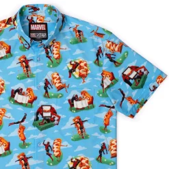 Deadpool|Marvel|Marvel Deadpool "Chimichanga Dreams" – KUNUFLEX Short Sleeve Shirt
