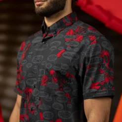 Deadpool|Marvel|Marvel Deadpool "Merc with a Mouth" – KUNUFLEX Short Sleeve Shirt