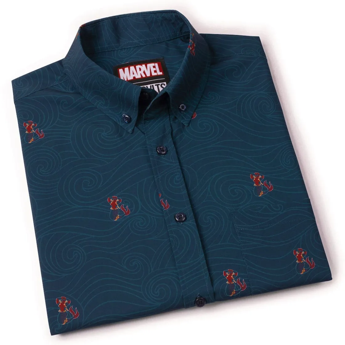 Deadpool|Marvel|Marvel Deadpool "Merc-maid" – KUNUFLEX Short Sleeve Shirt