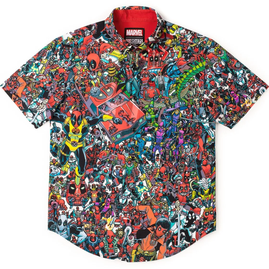 Deadpool|Marvel|Marvel Deadpool "Wade Parade" – KUNUFLEX Short Sleeve Shirt
