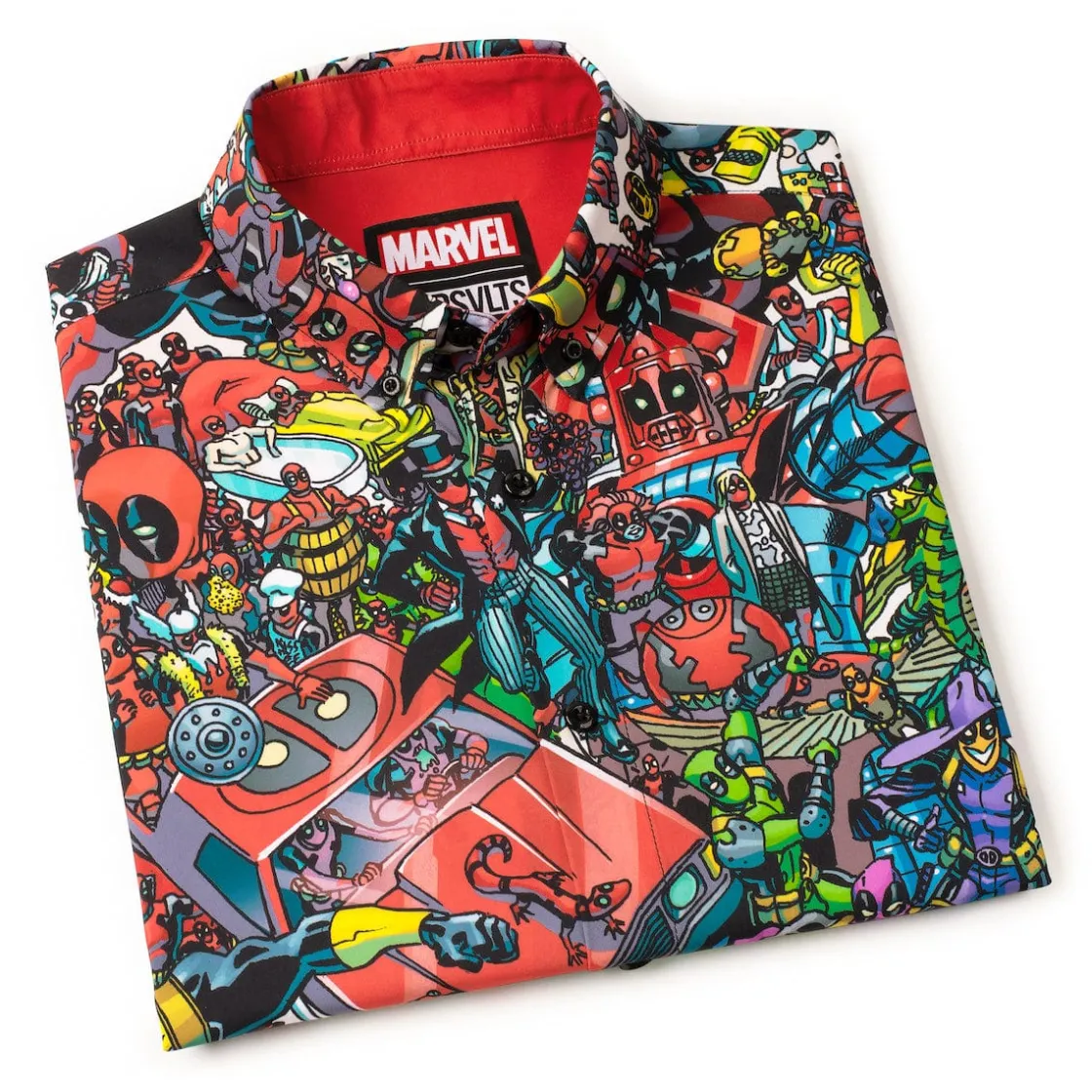 Deadpool|Marvel|Marvel Deadpool "Wade Parade" – KUNUFLEX Short Sleeve Shirt