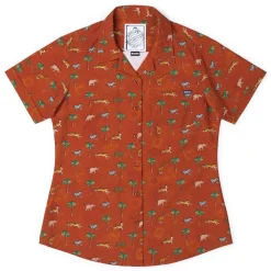 Short Sleeve Shirts|Rsvlts|RSVLTS Destination Darjeeling – Women's KUNUFLEX Short Sleeve Shirt